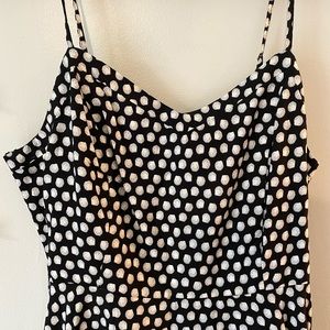 Seashell print dress (black and white)